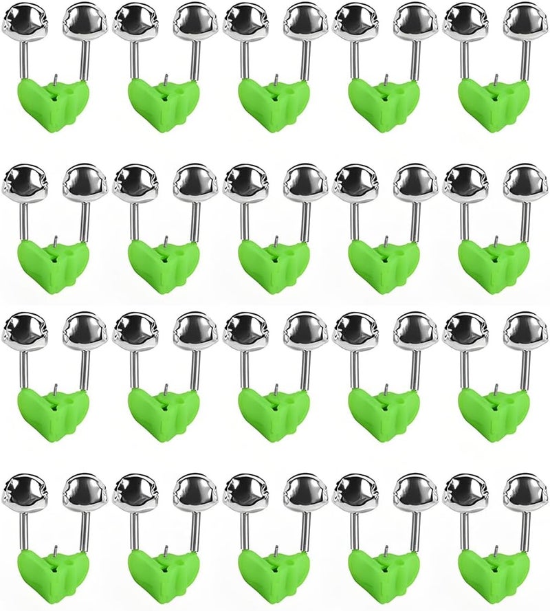 Aliagle Fishing Rod Alarm Bells Clips, Set of Bells for Fishing Rods - Image 1